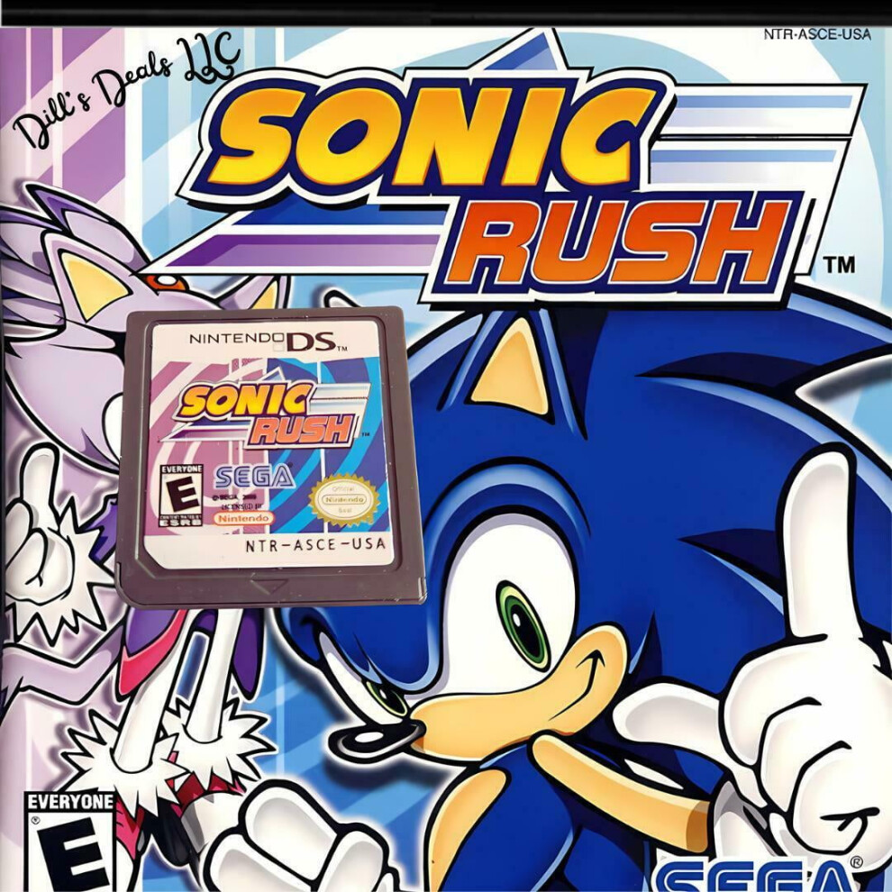 Sonic Rush For Compatible With Nintendo Ds Nds 9377112430379