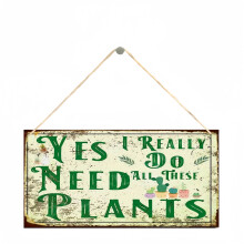 1pc Vintage Wooden Wall Sign - Garden-Themed Decor with Humorous Quote, Compatible with Farmhouse & Kitchen, Great Holiday Gift