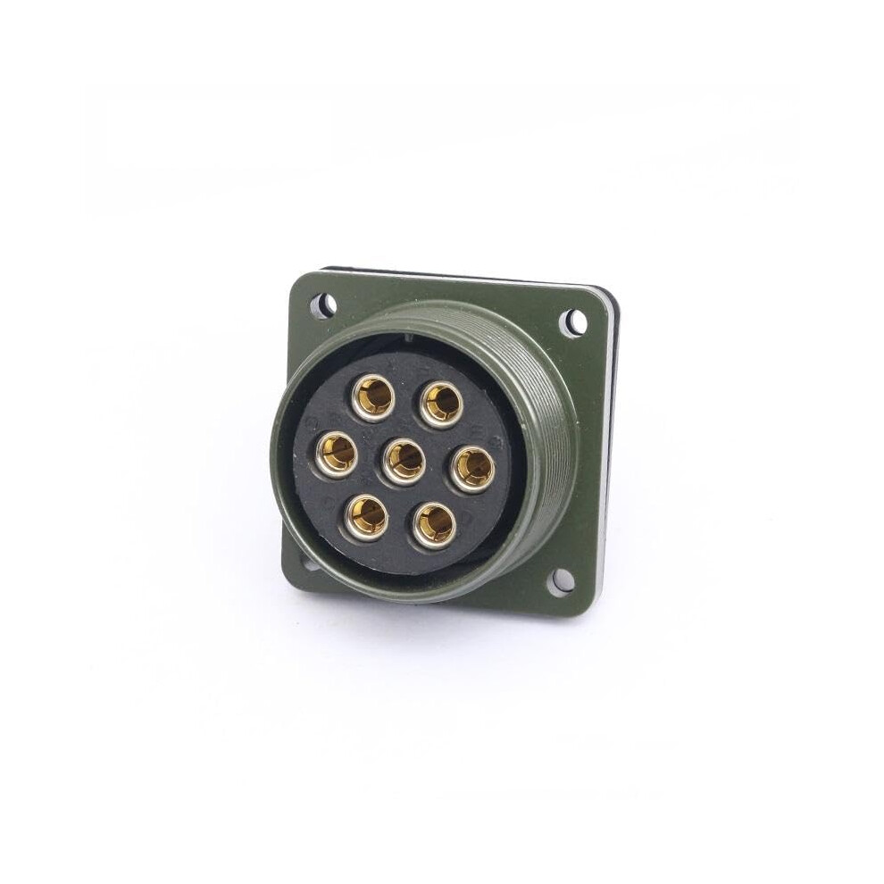 Military Aviation Connector Ms5015 7 Pin Ms3102a2410s Plug And Socket Us Standard Weatherproof 9455672654463