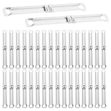 Eease 150Pcs Metal Paper Fasteners Binder Clips 2-Hole File Binding Spines