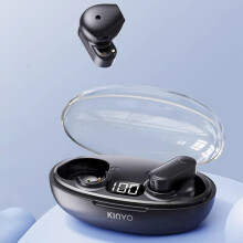 Avtoify Earbuds True Wireless Earphone Noise Cancelling Update Bluetooth 5.3 Headset HD Music Headphone In-Ear Handsfree with Mic Black