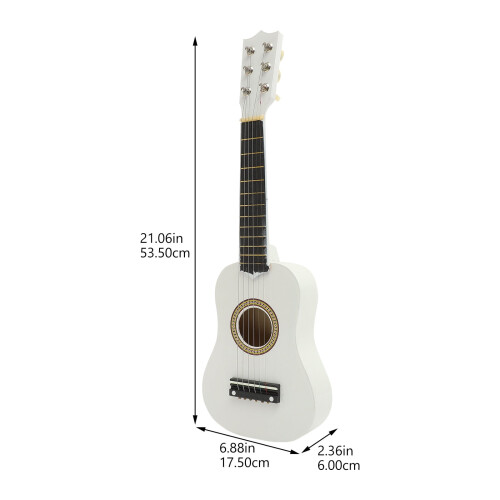 Weiwei 21" 6-String Acoustic Guitar for Kids Beginners with Pick & Strings 1