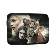 Game Of Thrones Laptop Case, Shockproof Protective Notebook Case With Accessory Pocket, Briefcase Carrying Cover,10 12 13 15 17 Inch,Black