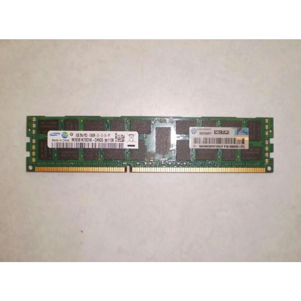 For 500662-B21 500205-071 501536-001 8G Pc3-10600R 1333 G7 9027700424463