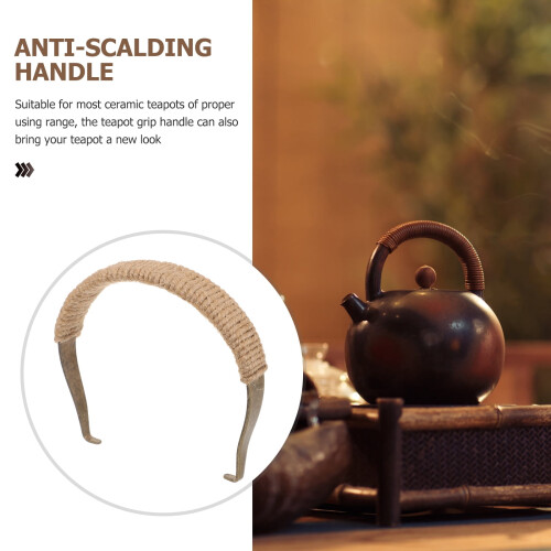 Teapot Rope Handle Kettle Replacements Abrazaderas Metal Pitcher Teakettle Handles 1