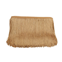 Guardung Polyester Fringe Trim For Crafts And Sewing – Choose Variety Of Styles Crafts DIY Clothing Tassel neutral khaki