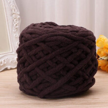 Chunky Knit Chenille Yarn Soft Velvet Yarn Crochet Knitting Blanket Yarn DIY Craft for Knit Sweaters, Blankets, Shoes, Scarves, Clothes
