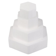 Weiwei Fake Cake Dummy Cake Tiers 4pcs Foam Cakes - Decorating Display & Rotating Stand