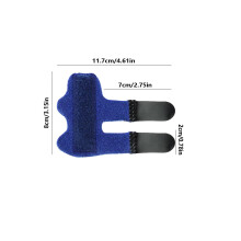 siubich Trigger Finger Splint/Brace for Knuckle Immobilization, Pain Relief & Arthritis Support, Fits Index, Middle, Ring (Blue)