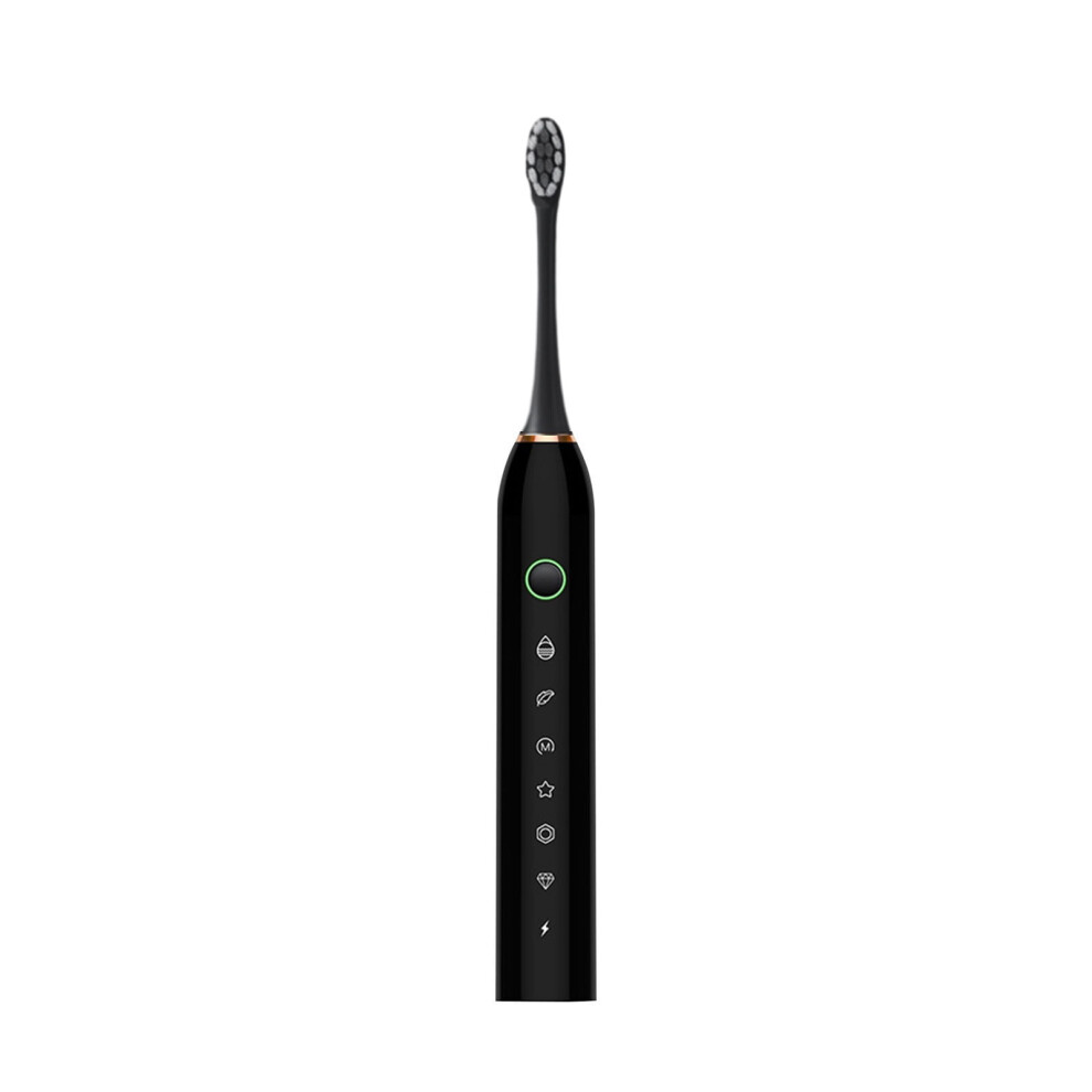 Yonrjhukm Electric Toothbrush Electric Toothbrush with 4 Brush Heads Smart 6 Speed Timer Electric Toothbrush IPX7