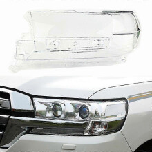 (High Left) Car Headlight Headlamp Clear Lens Auto Shell Cover Light Caps Transparent Front Lampshade For Toyota Land Cruiser 2016 2017 2018