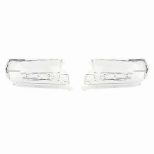 (High A Piar)Car Headlight Headlamp Clear Lens Auto Shell Cover Light Caps Transparent Front Lampshade For Toyota Land Cruiser 2016 2017 2018