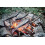 Chrome Plated Bbq Fish Grill with Wooden Handle(1pc, Brown) 4