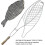 Chrome Plated Bbq Fish Grill with Wooden Handle(1pc, Brown) 2