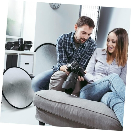 Photography Light Reflector and Diffuser Panel 2in1 Foldable for Portrait and Macro Photography 2