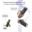 Electric Salt and Pepper Grinder USB Rechargeable Gravity Control Adjustable Coarseness with LED Light 5