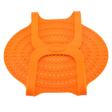 Turkey Lifter Silicone Roasting Sling Heat Resistant Non Stick Food Grade Poultry Cooking Mat Orange