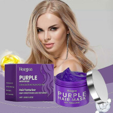 (1pc)Keratin Purple Hair MaskKeratin hair mask moisturizes and nourishes hair, repair dry and irritated hair, protein hair mask