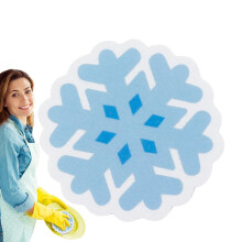 Christmas Dish Sponges with Festive Snowman Design, Fast Foaming and Oil Stain Removal for Kitchen
