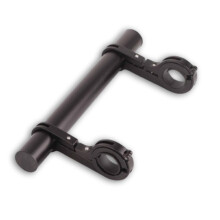 Bike Handlebar Extender 20CM Aluminum Alloy Double Clamp for Phone GPS Lights Speedometer