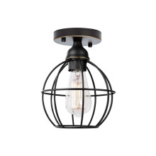 Industrial Ceiling Light Retro Wrought Iron Pendant Lamp E27 Fixture for Home Bar Warehouse Decor