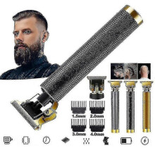 (Silver) Men Hair Clipper Electric Trimmers Clippers Hair Cutting Machine Shaver Tw