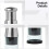 Stainless Steel Garlic Press with Clear Container, NonSlip Base, RustResistant Ginger Crusher 2