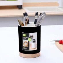 Large Capacity Kitchen Storage Box with Drainage, Compatible with Chopstick & Cutlery Organizer, Tilt Design, Easy to Clean