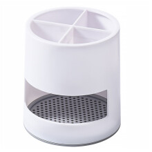 Utensil Drying Rack Cutlery Storage Container Cooking Holder Kitchenaod Open Abs White