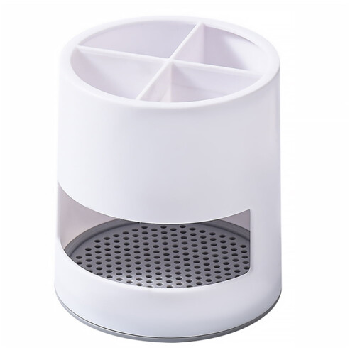 Utensil Drying Rack Cutlery Storage Container Cooking Holder Kitchenaod Open Abs White