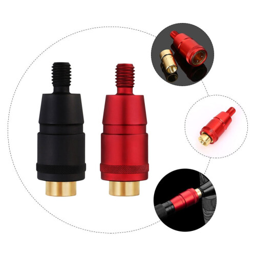 Mizh 2Pcs Dip Net Joint Dip Net Connector Universal Adapter Dip Net Pole Accessories 2