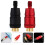 Mizh 2Pcs Dip Net Joint Dip Net Connector Universal Adapter Dip Net Pole Accessories 6