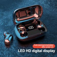 EQWLJWE XT7 Bluetooth 5.0 TWS Wireless In-Ear Stereo Earphones Digital Charging Box New Bluetooth Headset Holiday Clearance
