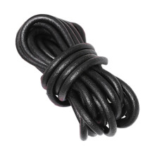 5 Yards 8mm Leather String Cord Rope Round Thread for DIY Jewelry Making Braiding Necklaces Crafting Beading