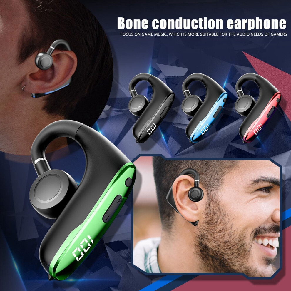 Susuchens Wireless Earbuds Bone Conduction, Noise Reduction, Bluetooth 5.2, Ipx5 Waterproof, Compatible With Iphone Samsung - Black 9377112439877