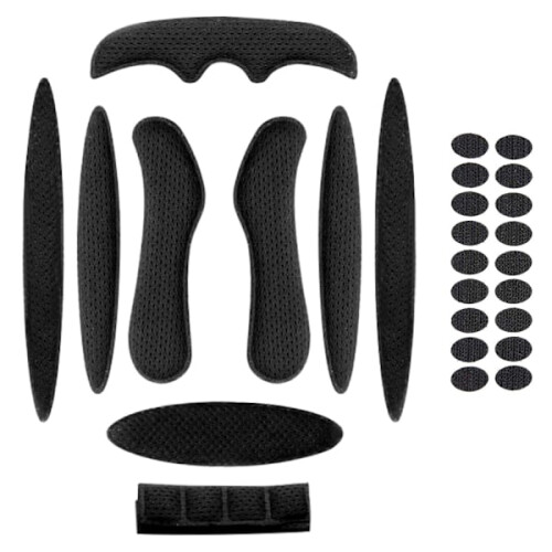 Universal Helmet Foam Pads Replacement Set Helmet Sponge Lining [DB] Black