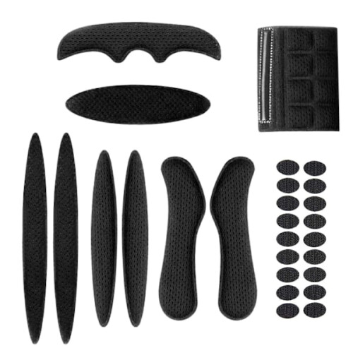 Universal Helmet Foam Pads Replacement Set Helmet Sponge Lining [DB] Black 2