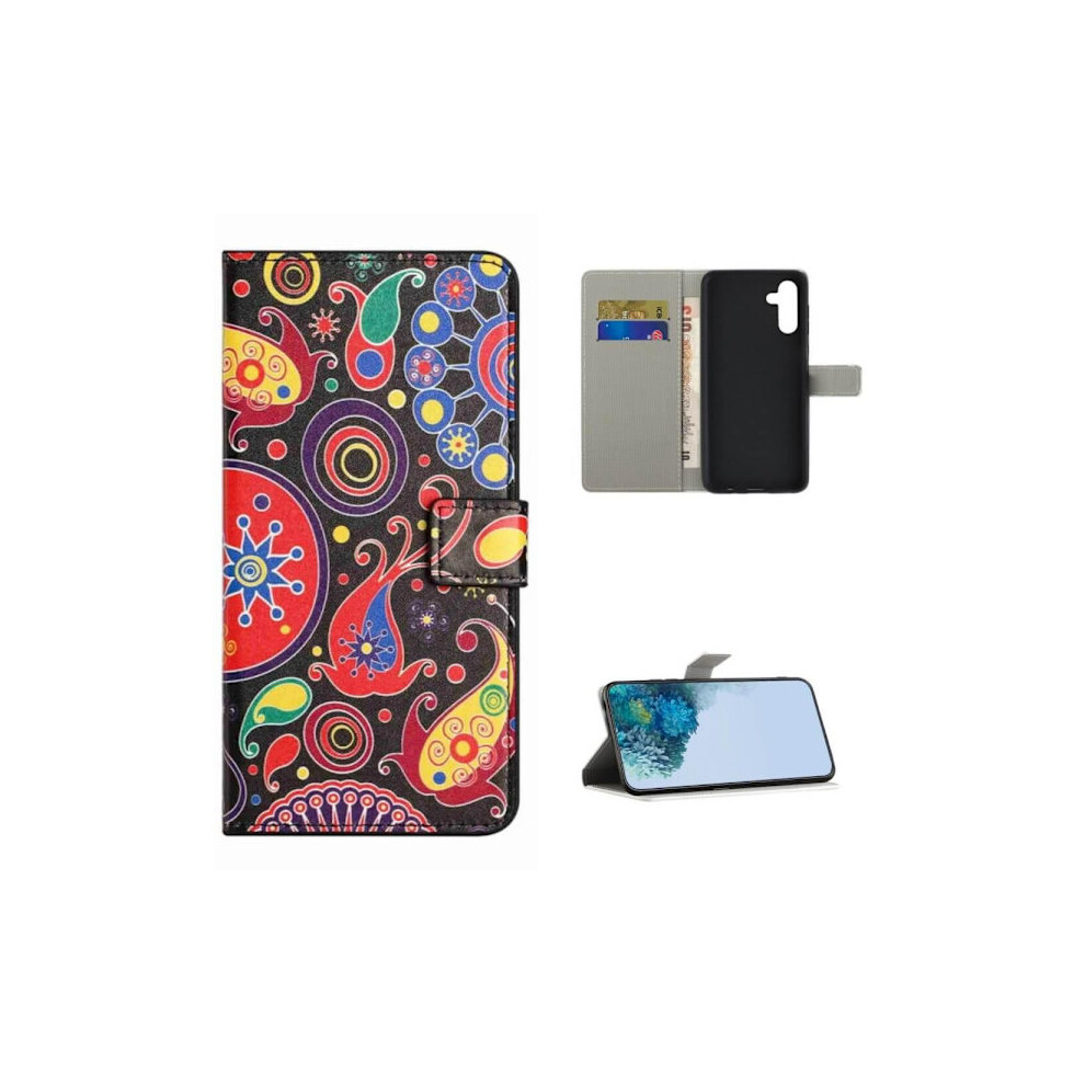 Wallet Case Compatible With Samsung Galaxy A14 - Paisley 9027700430617