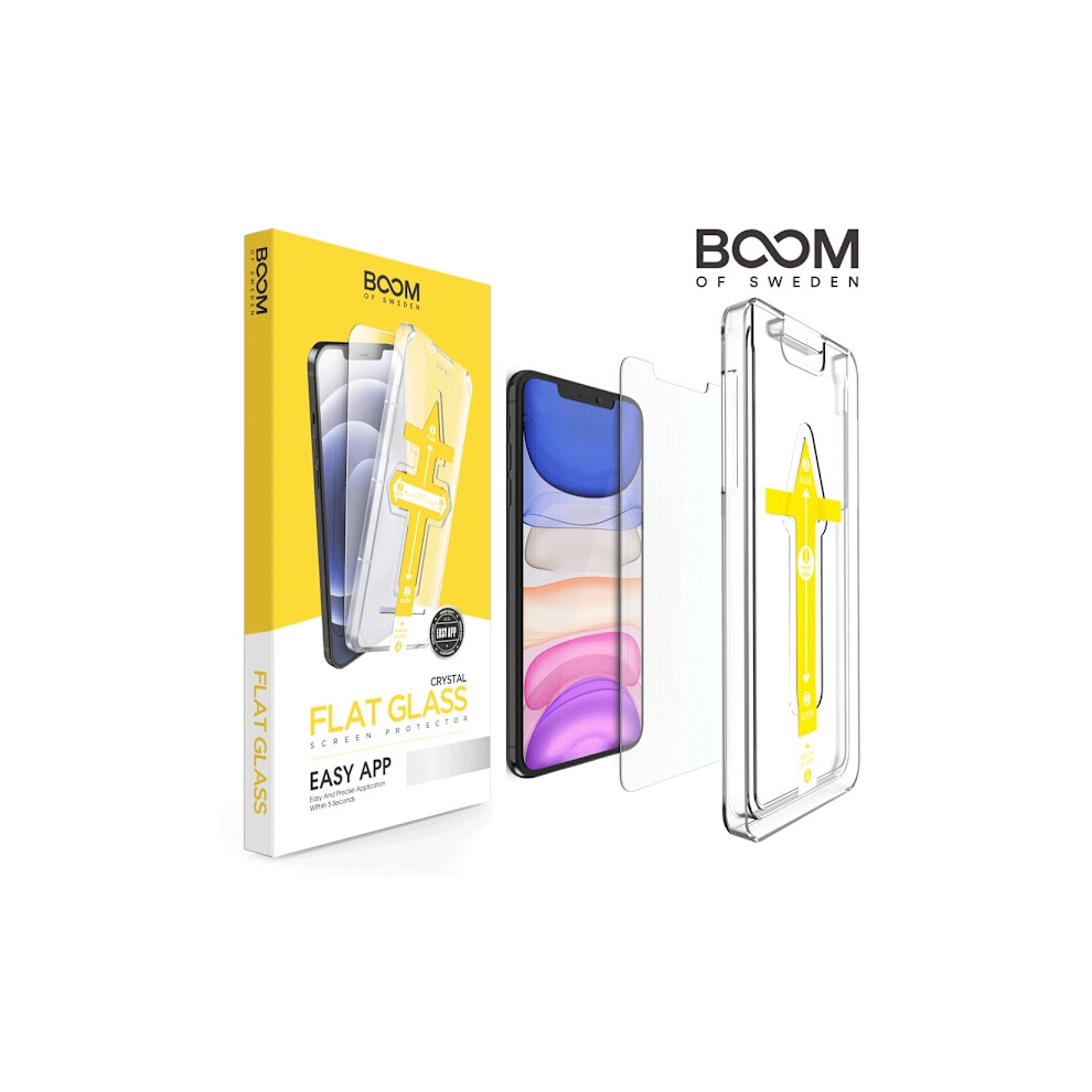 Boom Flat Tempered Glass Screen Protector Compatible With Iphone Xs Max Transparent 9027700430419