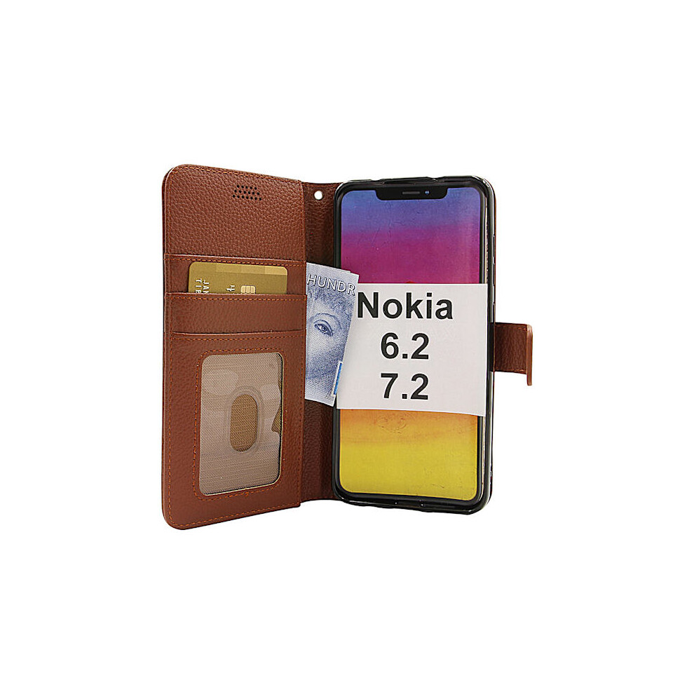 New Standcase Wallet Nokia 6.2 / 7.2 Brown 9027700430822