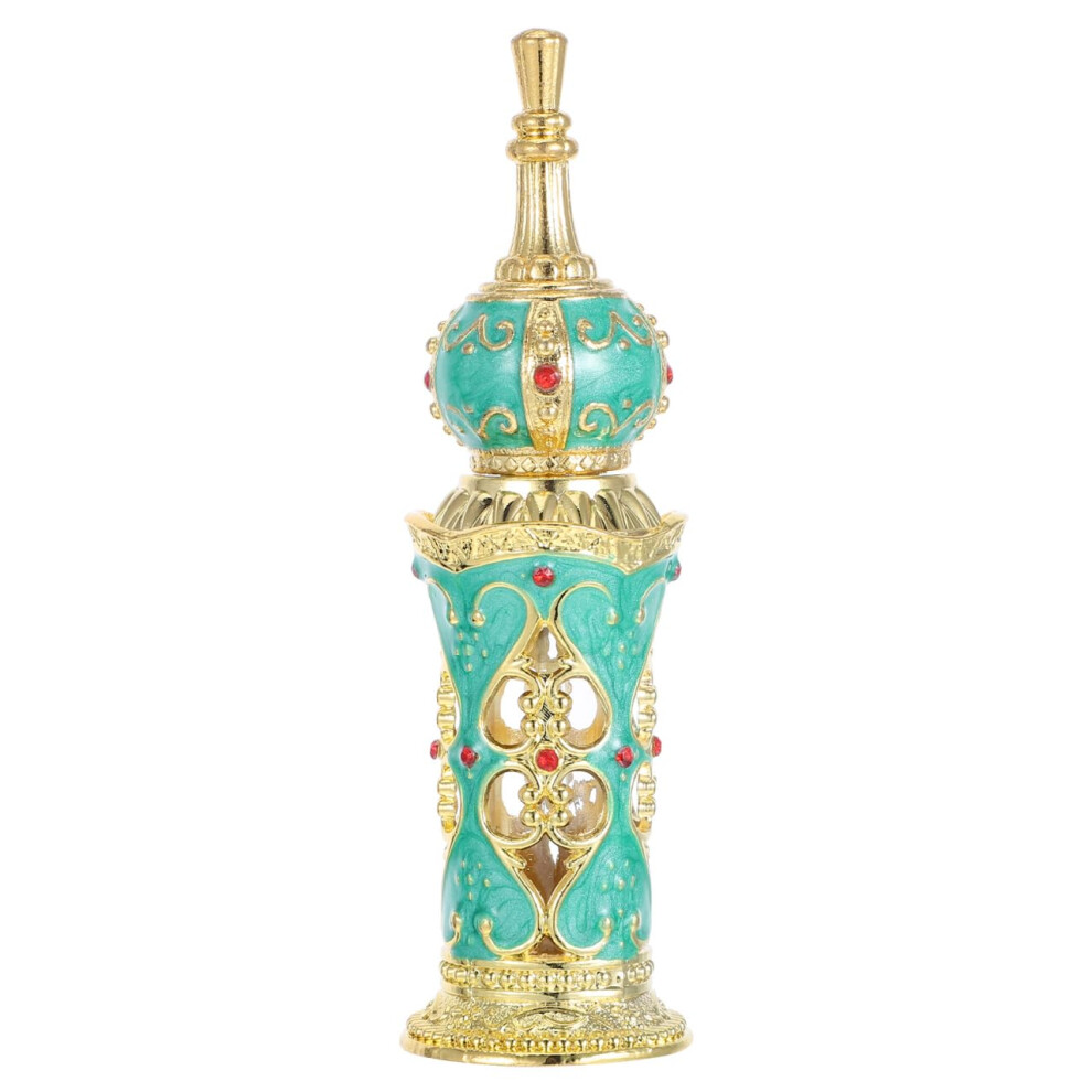 Middle Eastern Perfume Bottle 12ml Vintage Glass Refillable Elegant Travel and Wedding Decor