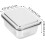 Stainless Steel Baking Pan with Lid, Large Capacity Rectangular Bread Loaf Dish for Oven Use 5
