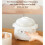 1L Ceramic Electric Slow Cooker with Touch Control, Dual Stew Steam Function, White Soup Maker 5