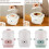 1L Ceramic Electric Slow Cooker with Touch Control, Dual Stew Steam Function, White Soup Maker 3
