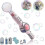 (Pink) Elastic Smog Bubble Machine, Automatic Magic Smoke Bubble Blower Machine 1