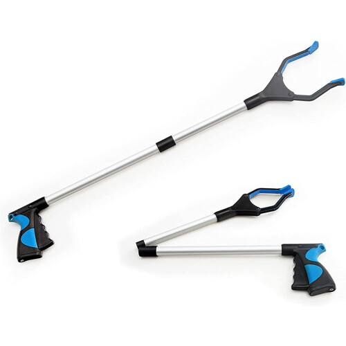 Foldable Grabber Tool with Ergonomic Grip for Long Reach, Durable Trash Picker Type 2 1