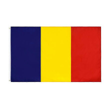 (60 x 90cm) 3x5fts 90*150cm Blue Yellow Red Ro Rou Romania Flag Of Romanian