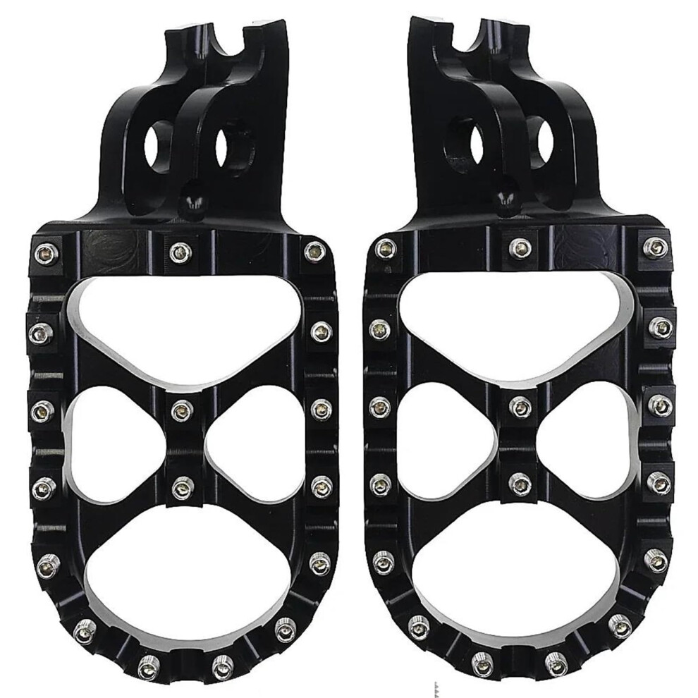 Motorcycle Foot Pegs For Crf 125 And Crf 1100, Aluminum Nonslip Footrests, Black 9070919715020