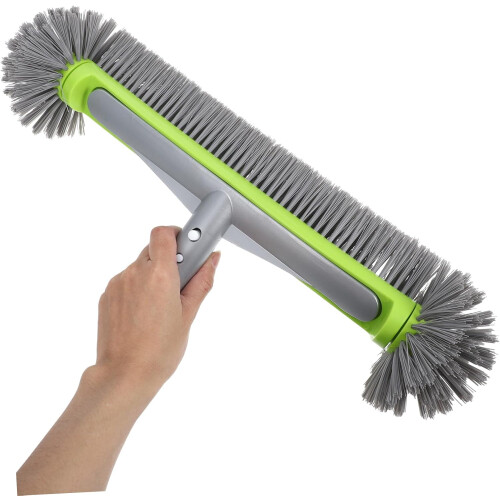 Pool Cleaning Brush with Ergonomic Handle for Gunite Pools and Durable MultiSurface Scrubbing 1