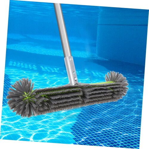 Pool Cleaning Brush with Ergonomic Handle for Gunite Pools and Durable MultiSurface Scrubbing 2
